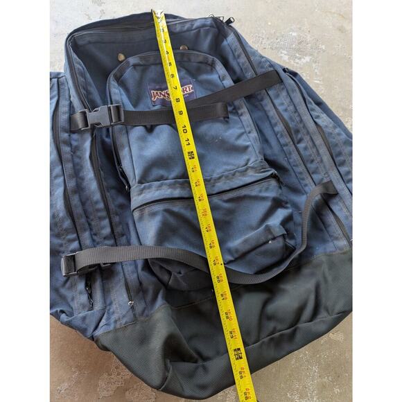 Vintage 90's Jansport Backpack Made in USA Backpacking Cordura 22 x 18 - Picture 11 of 14